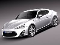 Toyota GT86 TRD 2014 3D Model