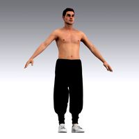 Denim joggers for marvelous designer