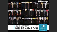 HighPoly GameReady Melee Military Vol1 1 to 10