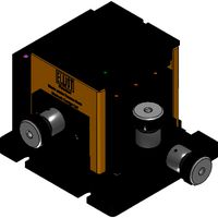 MDE120 - Elliot Gold™ Series XYZ Flexure Stage with Standard Manual Adjusters