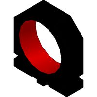 MDE157 - Threaded Optic Mount