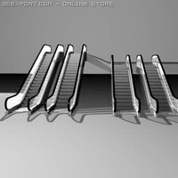 Escalator 3D Model