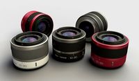 Nikkor 1 1030mm lens 3D Model