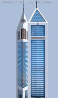 Emirates Towers 3D Model