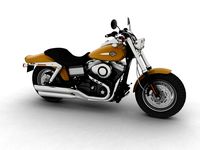 HarleyDavidson FXDF Fat Bob 2013 3D Model