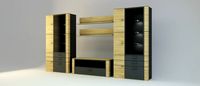 Cabinets for living room 3D Model