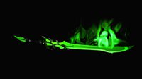 Green fire saber