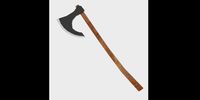 viking steel axe pbr low-poly game ready free low-poly