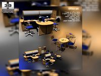 Office Set 9 3D Model