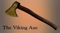 viking axe game ready model pbr textures 4k low-poly