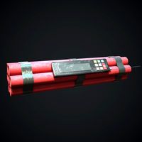 dynamite bomb with timer