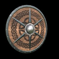 medieval celtic shield