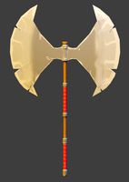 medieval - axe low-poly