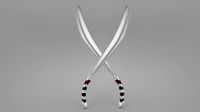 silver swords