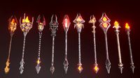 fantasy staffs pack01