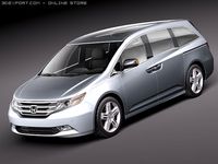 Honda Odyssey 2011 3D Model