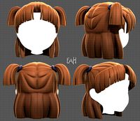Base Hair for girl V17