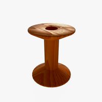 Wooden spool for thread