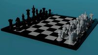 Chess set - with detailed pieces