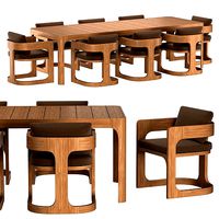 CASSALE DINING TABLE- CASSALE ARMCHAIR