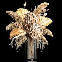 Bouquet Of Dried Flowers In Vase 264