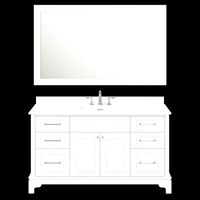 OVE Mara 60 White Vanity