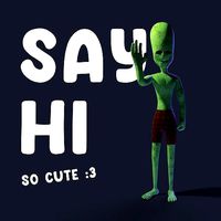 Cute creature with rig