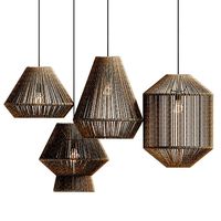 Westlake Seagrass Beige Pendant Shade Home Decor