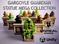 PBR Gargoyle Guardian Statue Collection