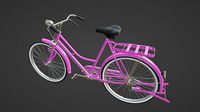 pink women bike