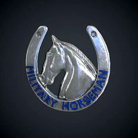 Military Horseman Badge