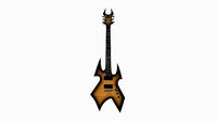 Electric Guitar H10 Wood Black - Music Instrument Design