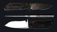 Tactical combat knife subdivision ready