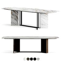 Meridiani Plinto Rectangle Table 280 cm by Andrea Parisio