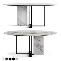 Meridiani Plinto Circle Table 180 cm by Andrea Parisio