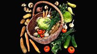 Basket with Vegetables