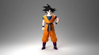 Goku Dragonball 3D Model