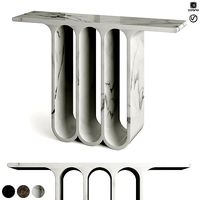 Arches3 Marble Console Table by Perve Langlais
