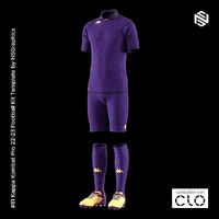 Kappa Kombat Pro 22-23 Football Kit for CLO3D-Marvelous Designer