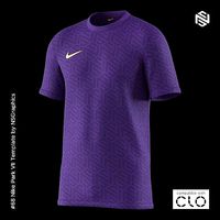 Nike Park VII Football Shirt for CLO3D-Marvelous Designer