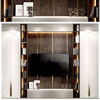 Neoclassical TV wall 017