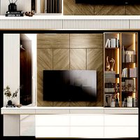 Neoclassical TV wall 012