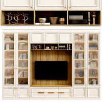 Neoclassical TV wall 001