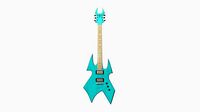 Electric Guitar H04 Light Blue - Music Instrument Design