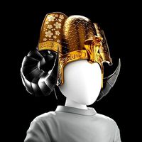 Pharaoh Hat 09 - SciFi Character Design Low-poly 3D model