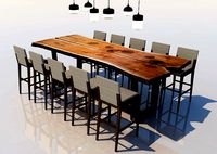 Wood Table Set