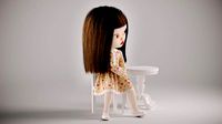 Olivia doll on Chair