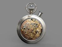 Watch mechanism 7 Low-poly