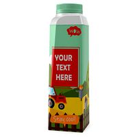 Multilayered Carton Bottle Mockup Farm