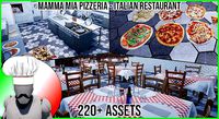Modular Restaurant - Mamma Mia Pizzeria for UE4 UE5